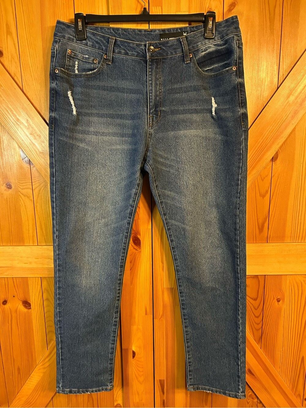 WXYZ Men's Nomad Slim Fit Denim Jeans 34(0583) measurements 36x29